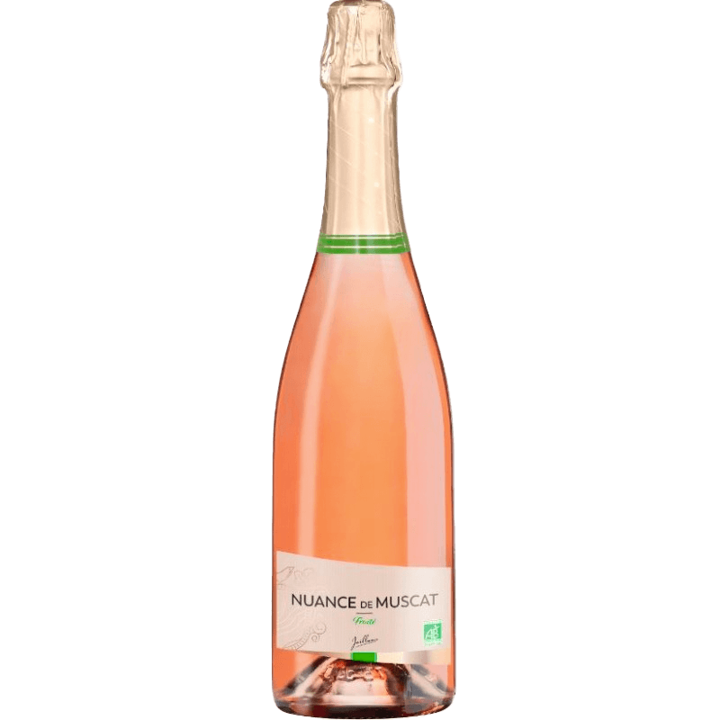 Bouteille nuance de Muscat Clairette de die Rosé Jaillance