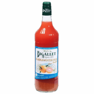 Sirop Bigallet pour cocktails Pamplemousse rose pulpé