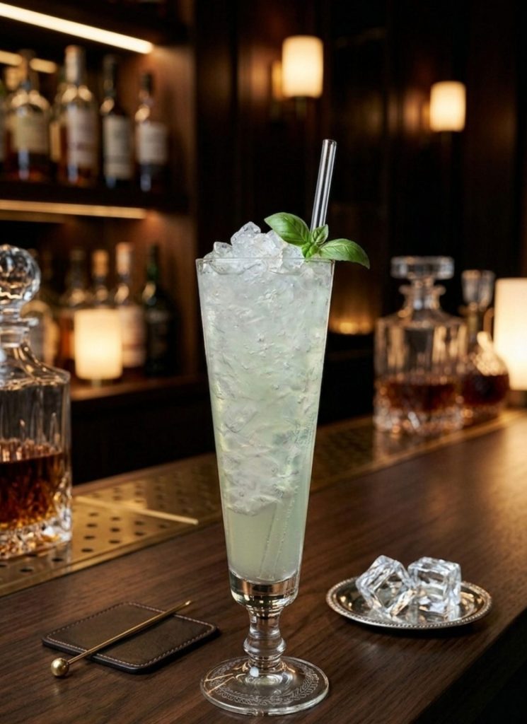 Jaillance Basil Spritz cocktail