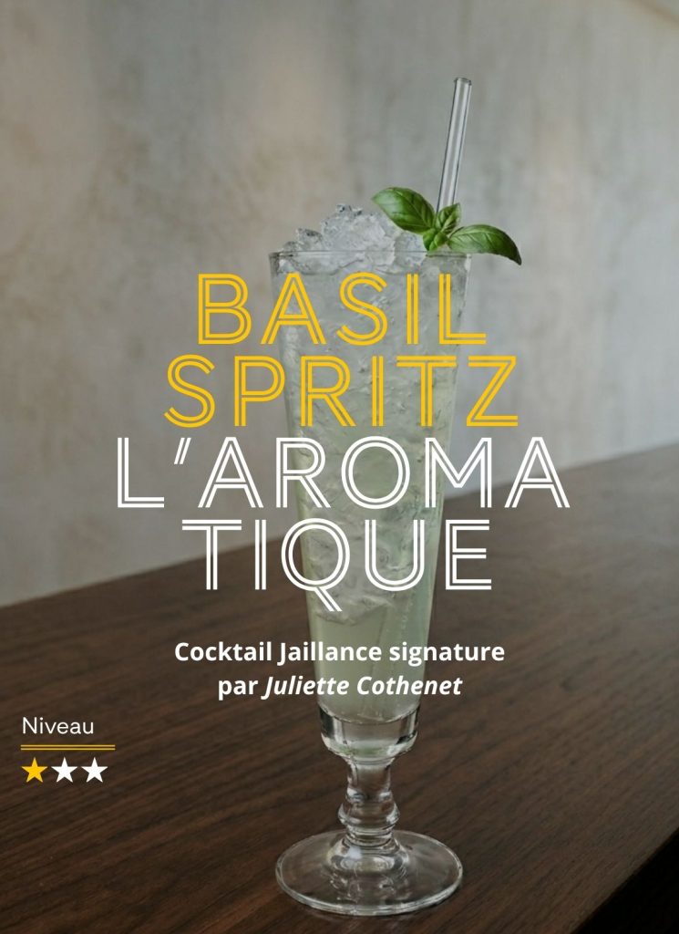 Shooting basil spritz 4 Cocktail recipes by Jaillance