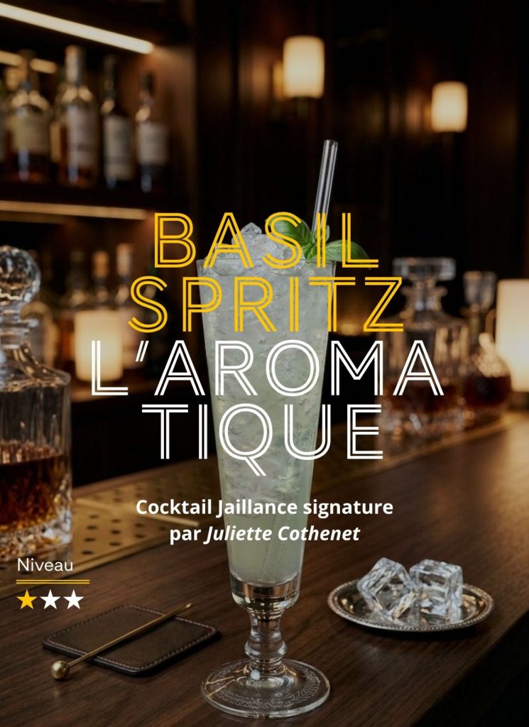 Jaillance Basil Spritz cocktail