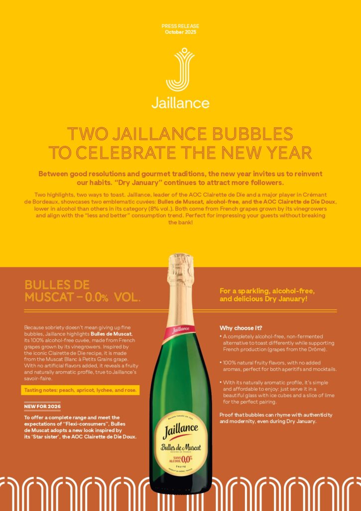 Two Gushing bubbles to savor the New Year