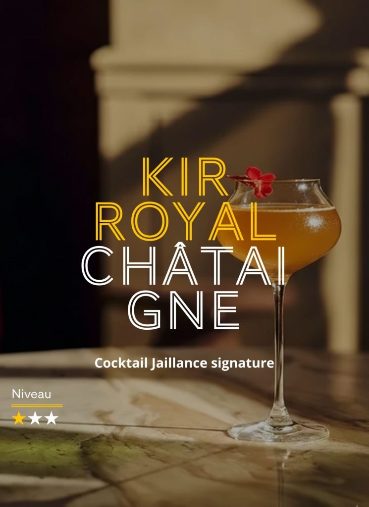 cocktail Jaillance Kir Royal Châtaigne
